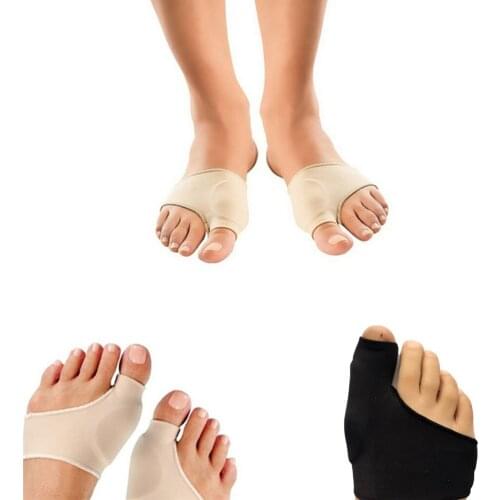 1 Pair Big Toe Hallux Valgus Corrector Orthotics Feet Care Bone Thumb Adjuster Correction Pedicure Socks Black Nude Straightener