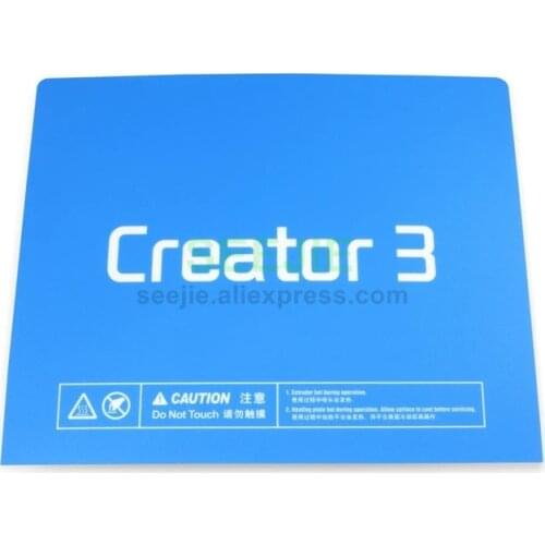 Blue build tape surface Print Sticker For Flashforge creator 3 3D Printer Build Plate parts