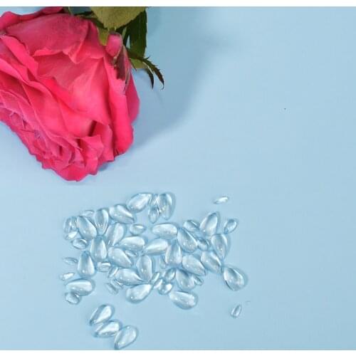 100/200/500pcs Simulation Dewdrop Waterdrop Droplets Stones for DIY Paper Craft Card Making Decor Accessories Scrapbooking
