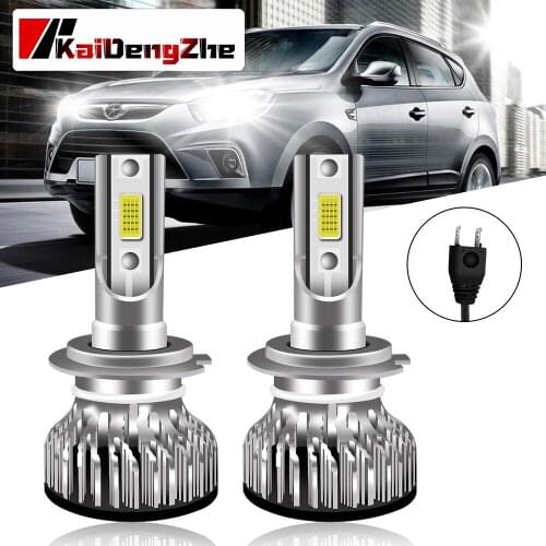 2pcs Bright Car Headlight Bulbs led h7 canbus Auto Bulb 16000LM 6000K 100W 12~24V Waterproof Fog Light Car Light Universal лампа