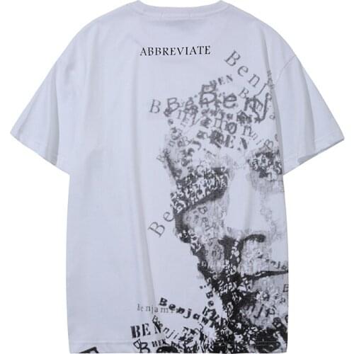 2021 Men T-shirt Summer 100% Cotton T Shirt Casual Printed T-shirts Homme Tops Streetwear Oversized T Shirt Short Sleeve O-neck