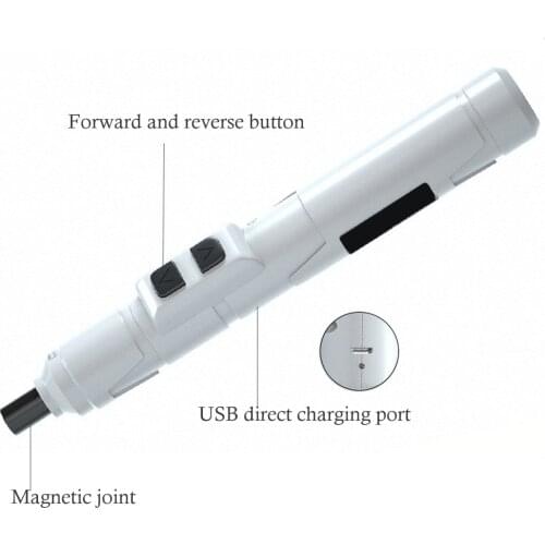 3.6V Wireless Electric Screwdriver USB Rechargeable Lithium Battery Pen Type Micro Precision Electric Screwdriver Set