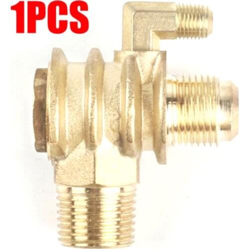 3-Port Check Valves One Way Male-Threaded Workshop Air Compressor 20*19*10mm