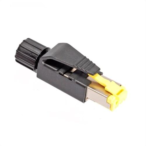 Cat5e/6 RJ45 Industrial Ethernet Profinet / Ethercat Agreement 4Pin RJ45 Connector
