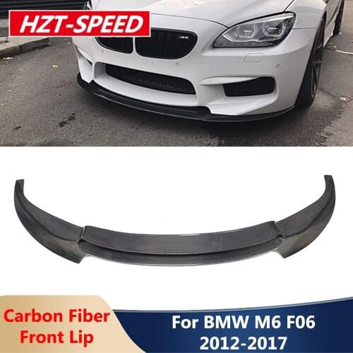 6 Series M6 Carbon Fiber Front Lip Bumper Car Body Kit Diffuser For BMW 6 Series M6 F06 Two and Four Door 2012-2017