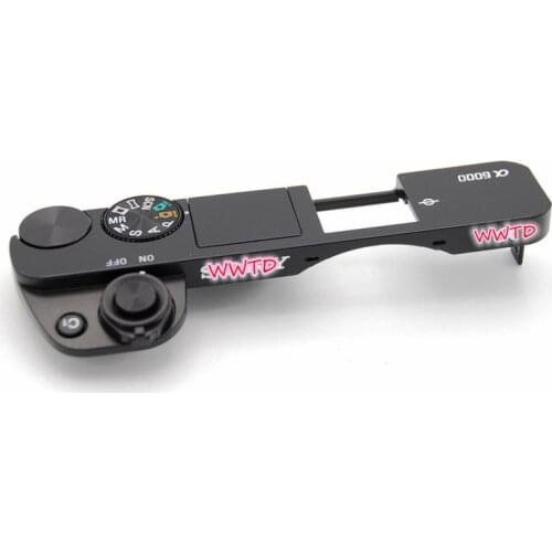 For SONY ALPHA A6000 Top Cover with Popup Flash and Dial REPAIR PART BLACK