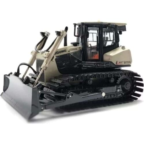 Collectible Alloy Model 1:50 Scale Liugong B170DL Marsh Machinery Bulldozer Construction Vehicles Diecast Toy Model Decoration
