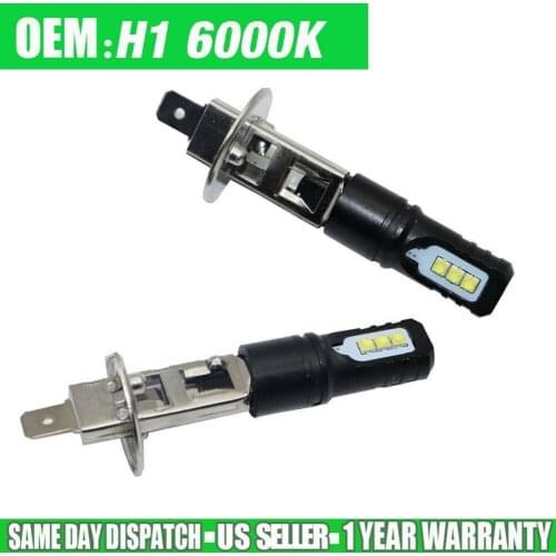 360 degrees Headlight bulb H1 Kit LED Light WHITE 110W 6000K 8000LM Pair Set