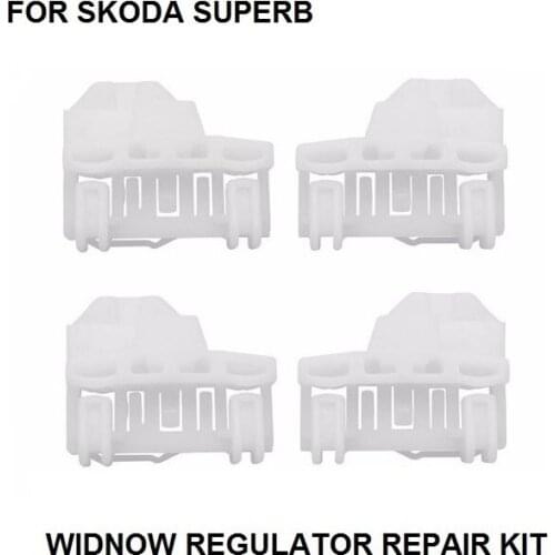 CAR WINDOW REPAIR CLIP KIT FOR SKODA SUPERB WINDOW REGULATOR REPAIR KIT FRONT LEFT /RIGHT 2001-2009