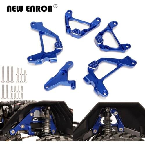 #AXI231017 Aluminum Porous Front/Rear Shock Towers Fixing Bracket Mount for RC Car Part Axial SCX10 III Jeep Wrangler AXI03007