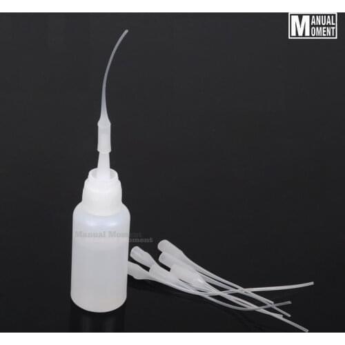 Miniature 502 Glue Tube Rat Tail Pipe Drip Hose 60pcs/set Model Building Tools Hobby Assembly Accessory