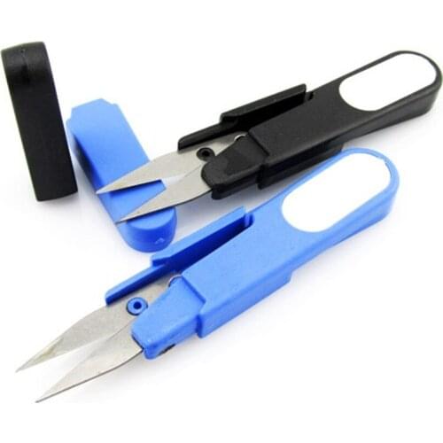 Multifunctional scissors scrub exquisite multicolour scissors belt protective case fishing supplies Fishing Line