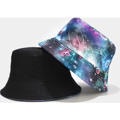 Fashion Double Wared Bucket Hat For Women Men Outdoors Hip Hop Caps Cotton Fisherman Hat Cap Men Street wared 90s gilrs Hat