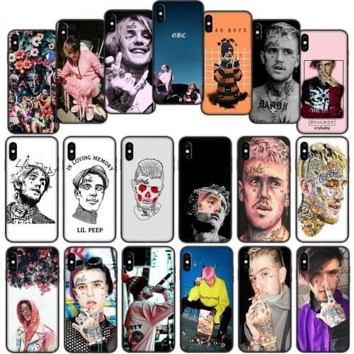 Lil Peep Gustav Elijah Soft Cover Case for iPhone 7 8 6 6S 5 5S SE Plus