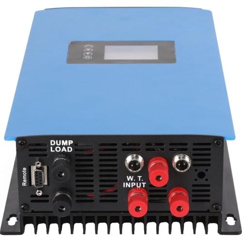 Pure Sine wave 1000W 48V 96v 110v 120v 220v on grid wind inverter bult in controller grid tie inverter wifi LED Display option