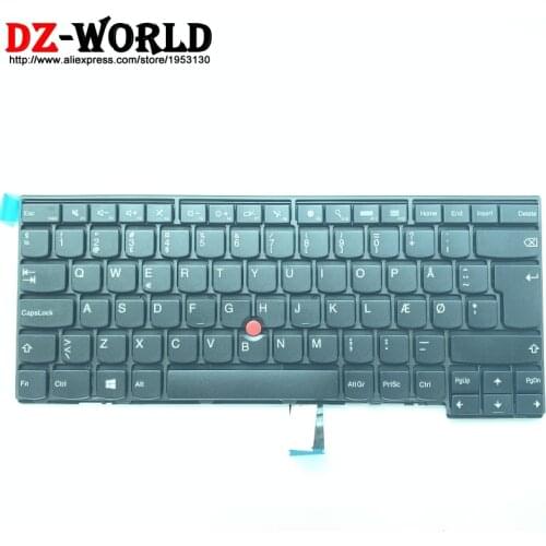 New Original DK Danmark Danish Keyboard for Lenovo Thinkpad E431 E440 Teclado 04Y2735 04Y2772