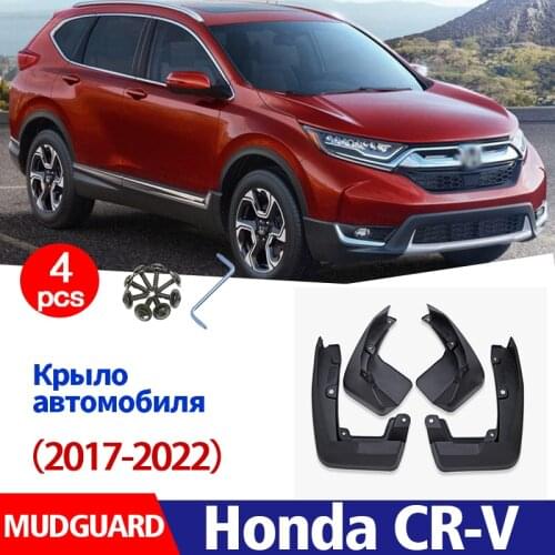 2017-2020 Front Rear 4pcs FOR Honda CRV Mudguards Fender Mud Flap Guard Splash Fenders Mudguard car accessories auto styline