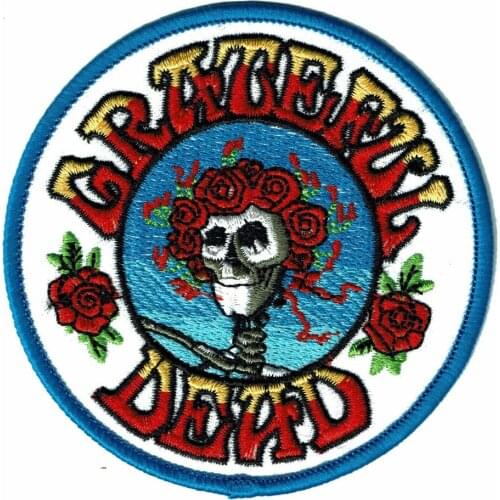 Custom Embroidered Patch Biker Badge Iron On Applique DIY Accessory Decor Giveaway Gift Present Cutomize Logo Available