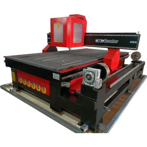 Factory Sales Rotary Table 3d CNC Machine 1325 Wood Machinery 1530 Cnc Wood Router Robotec With 4 Axis Mach3 Mach4