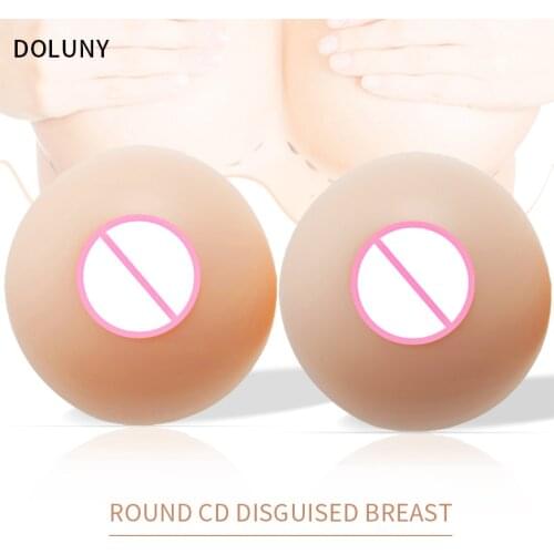Silicone Breast Forms Crossdresser Transvestite Breast 1600g Bra Two-in-one Pseudo-female Fake Breast D40