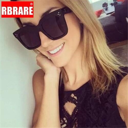 RBRARE 2021 Big Frame Sunglasses Women Leopard Square Luxury Man/Women Sun Glasses Classic Vintage Oculos De Sol Feminino