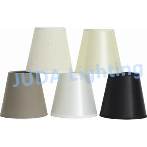 Modern chandelier lampshade light covers for E14 led bulbs lamp cover black white led pendant light lampshade decorative lights