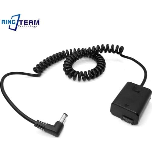 DC 5521 Spiral Cable NP-FW50 AC-PW20 PW20 Battery DC Coupler for SONY A7000 A6500 A5100 A6300 A6000 A7 2 A7R A7S RX10 Camera