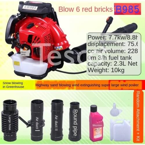 Gasoline hair dryer knapsack shed snow blower project blower fire extinguisher blow leaf machine hair dryer wind power
