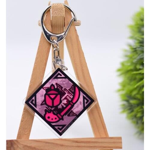 WL0898 Chibi Keychain Acrylic Cartoon Keyring Accessories