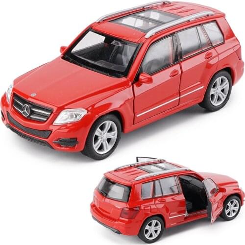1:36 Scale WELLY Diecast Alloy Metal Luxury SUV Car Model For TheBenz GLK Collection Class Model Pull Back Toys Car