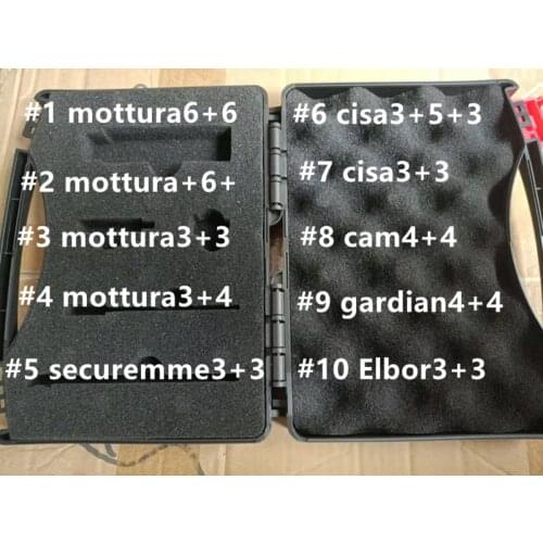 2021 Magic key No.3 Mottura 3+3 - 11 mm (NM) for Double Bit Locks Decoder tools