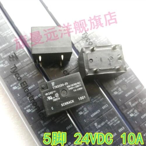 T7NS5D4-24 24V 5-pin 10A 24VDC