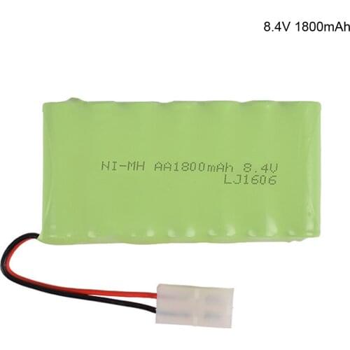8.4V 1800mah AA NI-MH M Battery Electric toys Remote car boat robot rechargeable high capacity NiMH battery wholesale 8.4 V