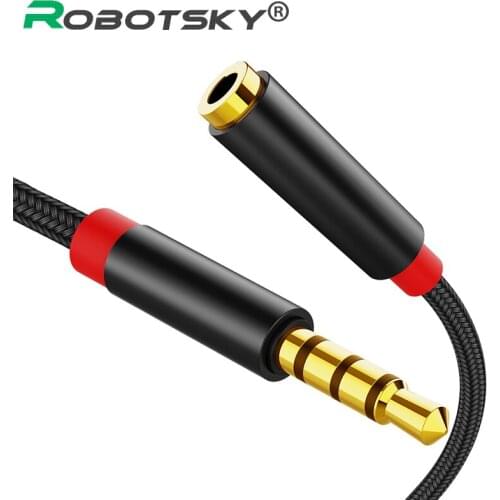 3.5mm Audio Extension Cable jack 3.5 male to Female earphone Car Aux Extender Cable for MP4 Player PC Headphones Xiaomi Huawei