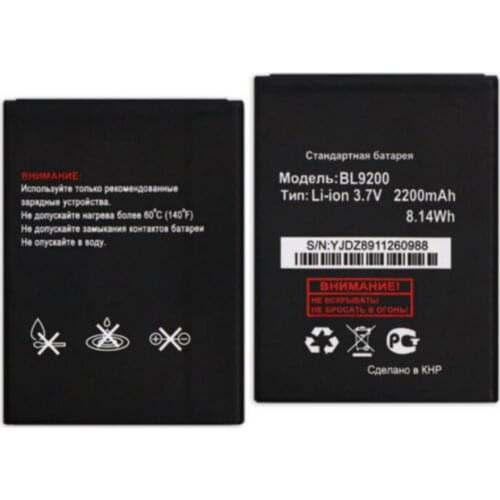 BL9200 batteries 2000mAh for Fly FS501 Nimbus 3 BL8010 mobile phone in stock+ Track Code High quality Replacement Battery