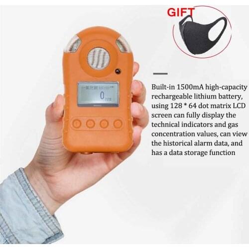 Air Gas Analyzer Sensor CL2 Chlorine Gas Detector Gas Monitor with Sound+Light+Shock Alarm Professional Gas Leak Detector