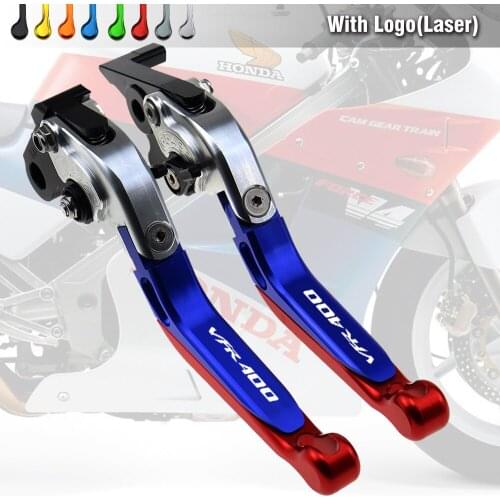 For Honda VFR400 VFR 400 NC30 NC 30 1989-1992 1991 1990 CNC Motorcycle Adjustable Folding Extendable Clutch Brake Levers Motor