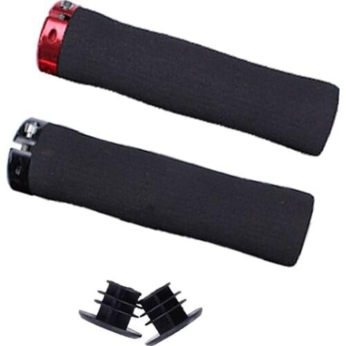 Sponge Grips Can be locked handlebars Shock Absorption Sponge Rubber Mountainous Bicycle High Density handlebar