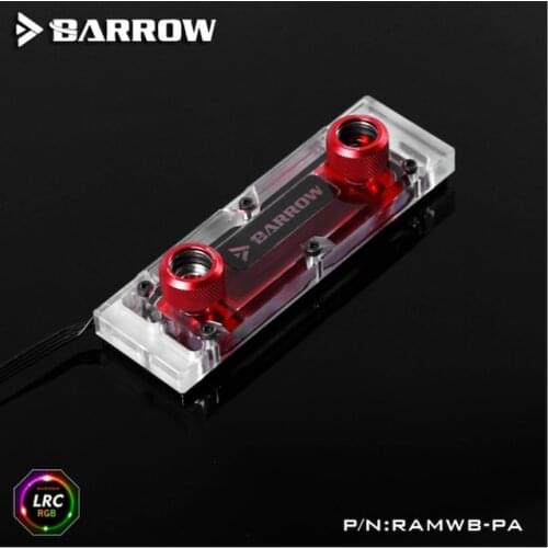 Barrow RAMWBT-PA, RAM Water Cooling Block Kits, LRC 1.0 12v, One Kit Two Armor One Block, One Block Maximum Support 4 RAM