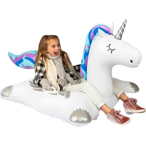 Outdoor Toys Customized Inflatable Ski Ring Childrens Snow Skiing Equipment