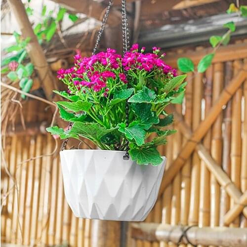 Modern Hanging Flower Pot Indoor Outdoor Automatic Watering Plant Pot Multifunction Lazy Basket Pot 5 Colors