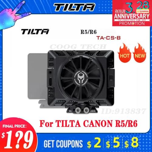 Instock TILTA TA-CS-B for CANON R5/R6 Camera Radiator Cooling System Extended Recording Heat Dissipation Kit