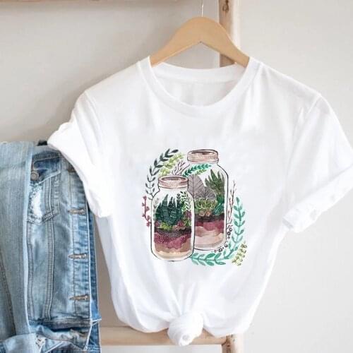 Womens T-shirts 2021 harajuku Graphics t shirt Casual Top Female 90s Streetwear Tees Short Sleeve Femme Fashion T-shirt