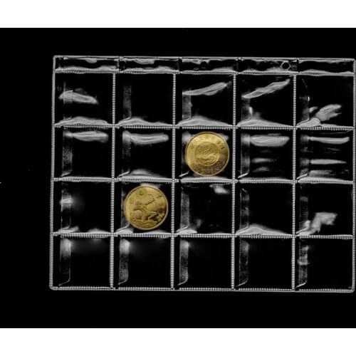 10Pcs Portable Professional Commemorative Coin Collection Book Album Storage For 20Pcs 42mm Coin Collection Book Coin Holder