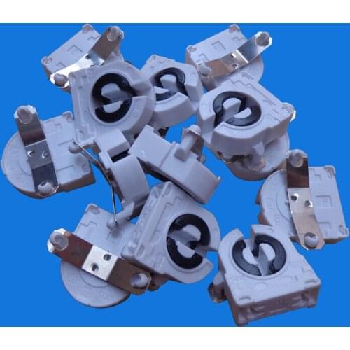 2P Grille Lamp Base T8 Tube Fittings LED Lamp holder Socket 100PCS