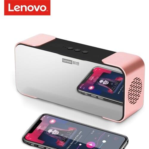 Lenovo L022 BT Speaker with Mirror Portable Wireless Speaker Audio Player with 10W HD Sound and Bass for Home/Outdoor/Travel