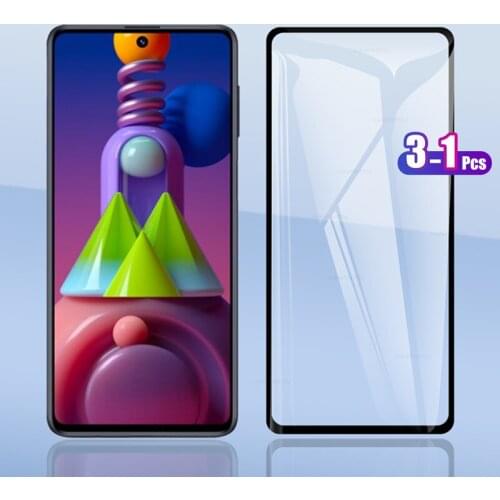 For Samsung Galaxy M51 M515F 6.7" Full Cover Tempered Glass Screen Protector Explosion-proof Protection Film