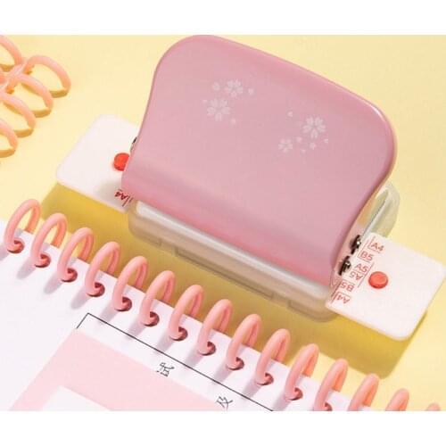 A4 B5 A5 30/26/20 Holes DIY Loose Leaf Hole Puncher Handmade Scrapbook Punch Tools Office School Supplies