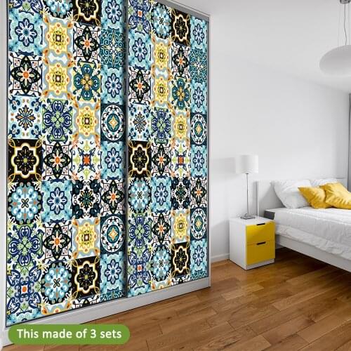 Funlife® 21x100cmx7pcs Maya Elements Peel&Stick Tile Sticker Functional Waterproof Removable Home Kitchen Bathroom Wall Sticker