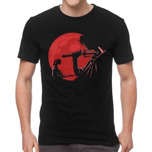 Samurai Champloo T-shirt Men Streetwear T Shirts Short Sleeve Anime Manga Mugen Fuu Jin Tshirt Cotton Tees Top Clothes